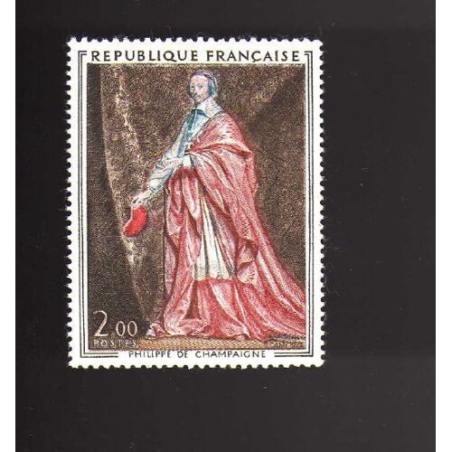 Timbre France Philippe De Champaigne Cardinal De Richelieu Neuf