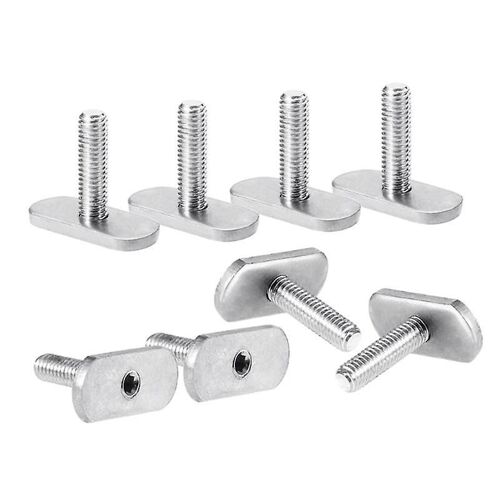 8 Pcs Kayak Rail/Track M5 Screws & Nuts T Slot Bolt Replacement Stainless Steel Gear Mounting Bolt