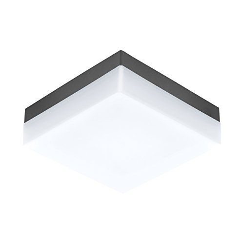 Eglo Sonella - Plafonnier Led Extérieur Affleurant Anthracite Ip44