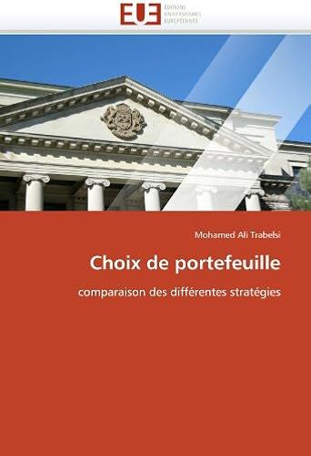 Choix De Portefeuille