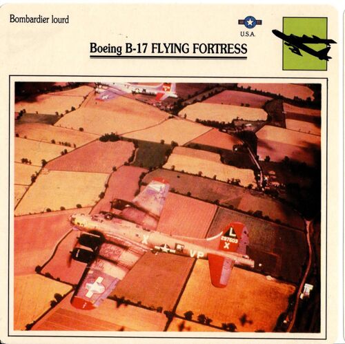 Fiche Avion Boeing B-17 Flying Fortress
