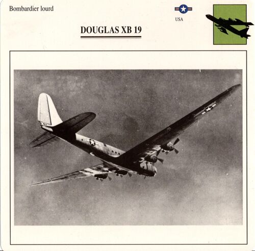 Fiche Avion Douglas Xb 19