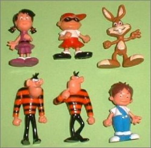 Quicky Et Cie. Série De 6 Figurines Nesqick Nestlé, 1992