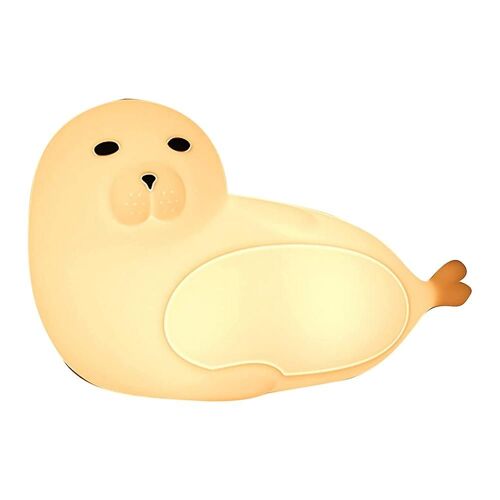 Sea Lion Night Light Gradient Color Silicone Lamp Seven-Color Light Bedroom Home Children's Eye Car