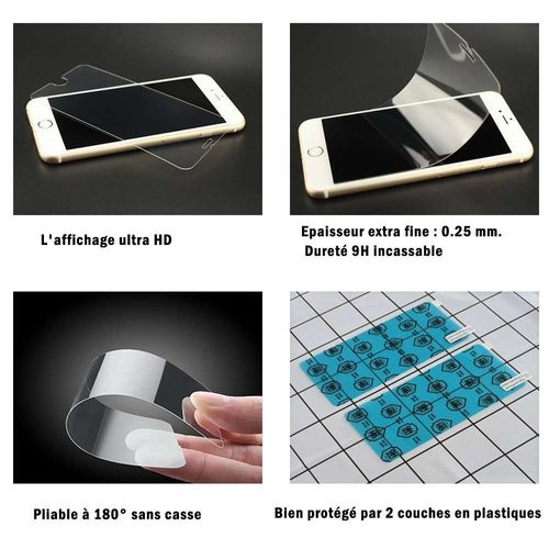 1 Film Protection D'écran En Verre Nano Fléxible Pour Huawei Nova 11 6.7", Dureté 9h Inrayable Incassable Invisible Ultra Résistant
