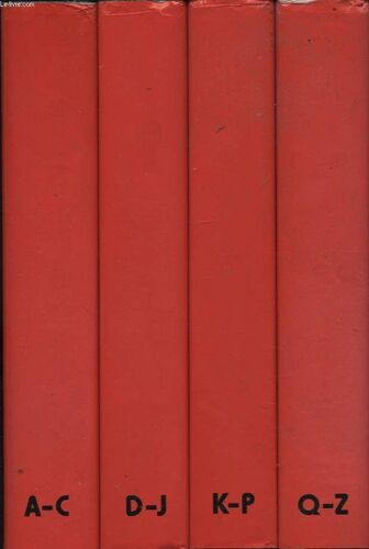 Dictionnaire Quillet De La Langue Francaise En 4 Tomes