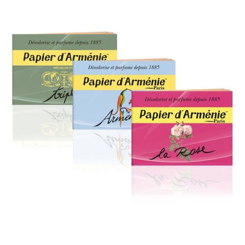 Papier D'armenie Paris Lot De 3 Carnet Encens Parfum Desodorisant Ambiance Set Pack Maison Senteur Soins Sauna Spa Comasound Kartel Csk Online