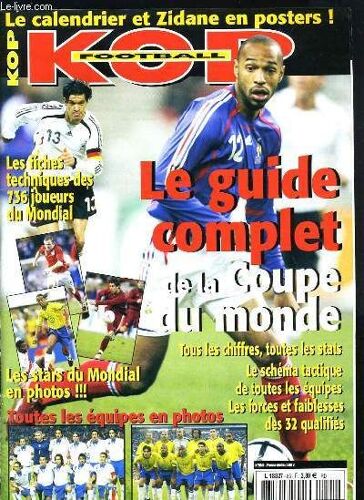 Kop Football N°85 - Le Guide Complet De La Coupe Du Monde