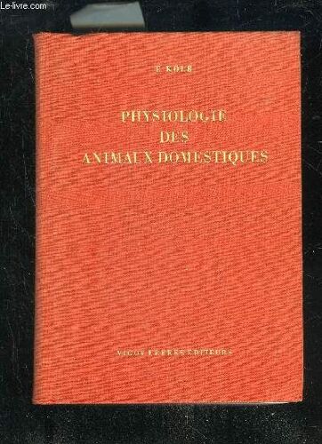 Physiologie Des Animaux Domestiques