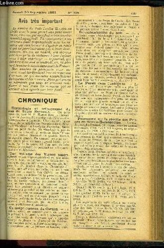 Le Petit Jardin Illustre N° 308 - Les Sotidago, Par M. J. Mottet.Les Pellioma Et Leur Culture, Par M. Jules Ru-Dolph ;Cordon Bisannuelde La Oigne, Par M. Delaville;Culture Et Hivernage Des ...