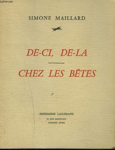De-Ci, De-La. Chez Les Betes.