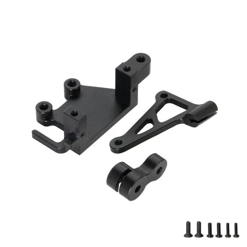 Caliper Servos Mount Servo Bracket LOS261013 for 1/4 PROMOTO-MX MOTORCYCLE LOS06000 LOS06002 Black