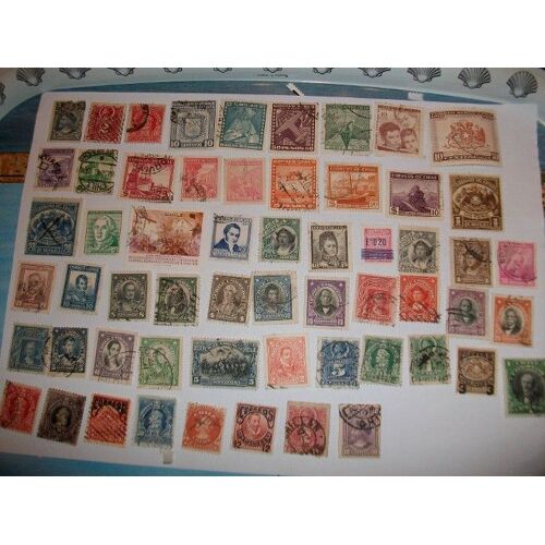 Chili-Debut De Collection- 65 Timbres Differents- Ref.Tb298