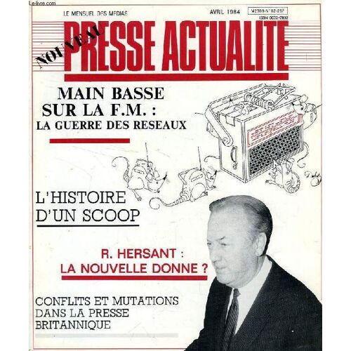 Presse Actualite, N° 182, Avril 1984