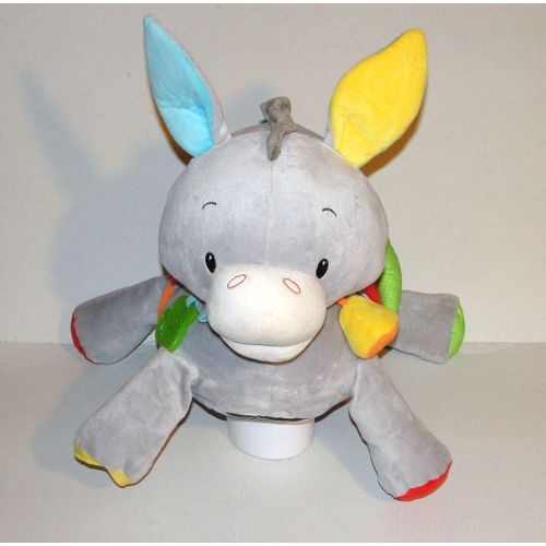 Peluche Ane Minimi D'activités Doudou Grand Modele De 48 Cm Avec Grelot