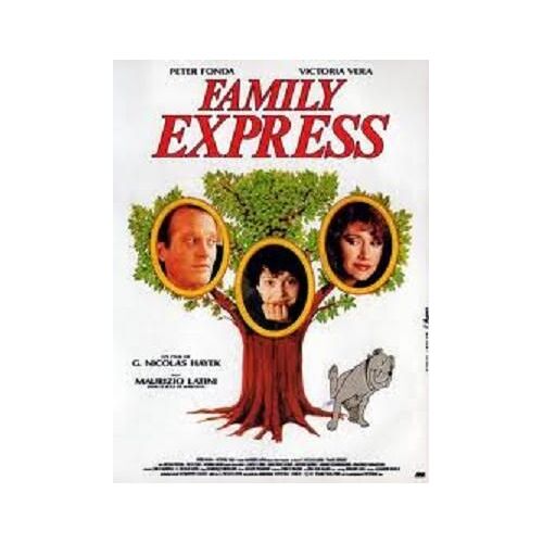 Family Express - Affiche Originale De Cinéma - Format 40x60 Cm - Un Film De Georges Nicolas Hayek Avec Peter Fonda, Victoria Vera, Maurizio Latini - Année 1991