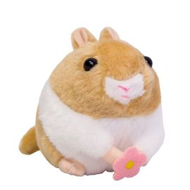 Chaud! Peluche De Hamster Secouant La Queue, Jouets Pour Filles, Tirer Le Cordon, Tourner La Queue, Cadeau De Noël Ou D'Anniversaire