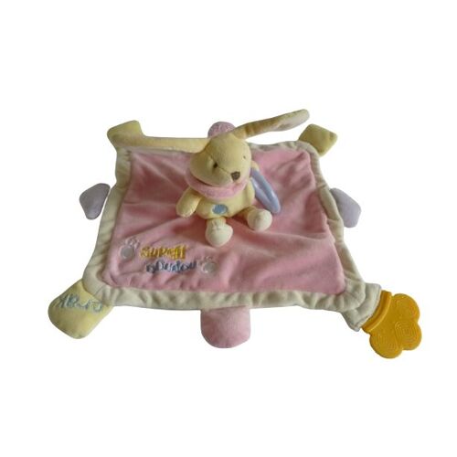 Doudou peluche mouchoir lapin éveil BN740 Baby'Nat