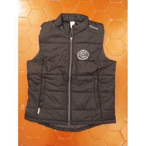 Gilet D'équitation Matelassé Noir Fouganza