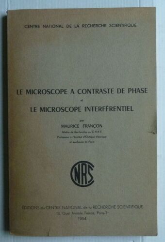 Le Microscope À Contraste De Phase Et Le Microsope Interférentiel