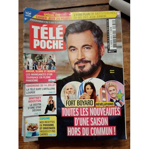 Tele Poche 2839 Du 11 Juillet 2020 Fort Boyard Amour Gloire Et Beaute 14 Juillet Whitney Houston