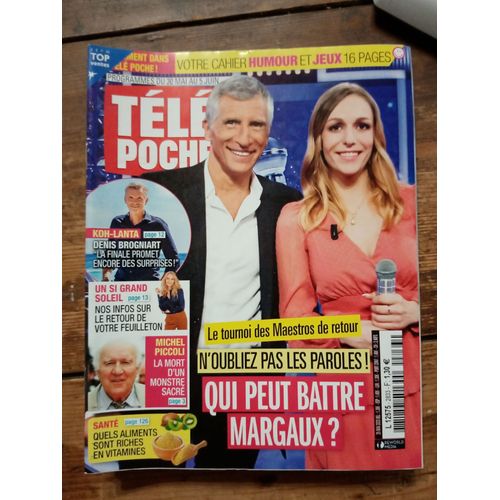 Tele Poche 2833 Du 30 Mai 2020 N Oubliez Pas Les Paroles Koh Lanta Un Si Grand Soleil Piccoli