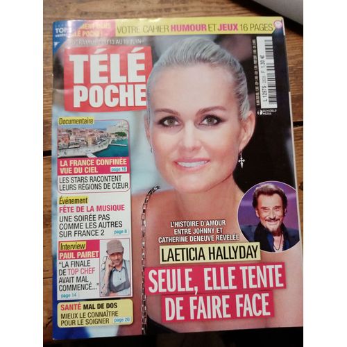 Tele Poche 2835 Du 13 Juin 2020 Laeticia Hallyday Paul Pairet