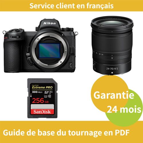 Nikon Z7 II Kit Z 24-70mm f4 S Camera+SanDisk 256 Go Extreme PRO carte SDXC UHS-II