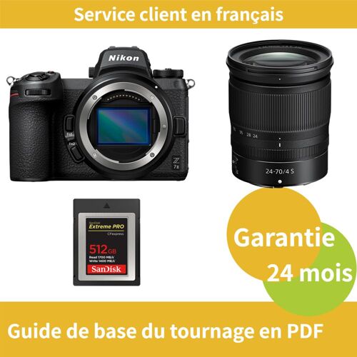 Nikon Z7 II Kit Z 24-70mm f4 S Camera+SanDisk 512 Go Extreme SD card PRO CFexpress Type B