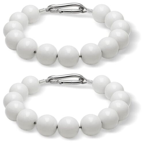 Flagpole Bead Chain Gear Fixing Ring, Beaded Flagpole Ring Accessories, Flagpole Fixing Beads With