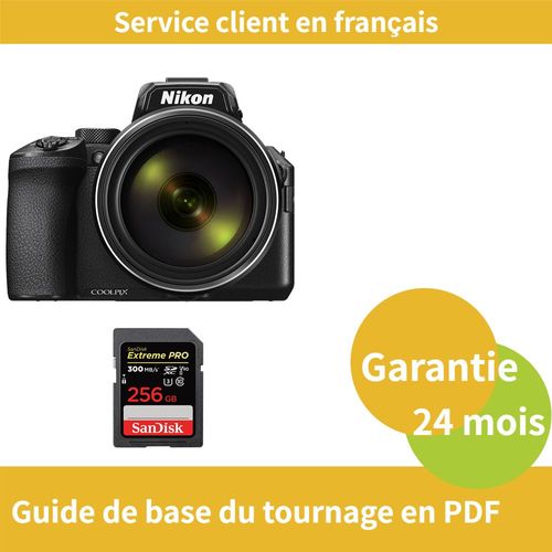 Nikon Coolpix P950 caméra+SanDisk 256 Go Extreme PRO carte SDXC UHS-II