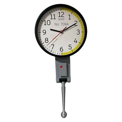 Horloge murale d'indicateur de cadran Grand cadeau pour les ingénieurs en mécanique Horloge murale à cadran