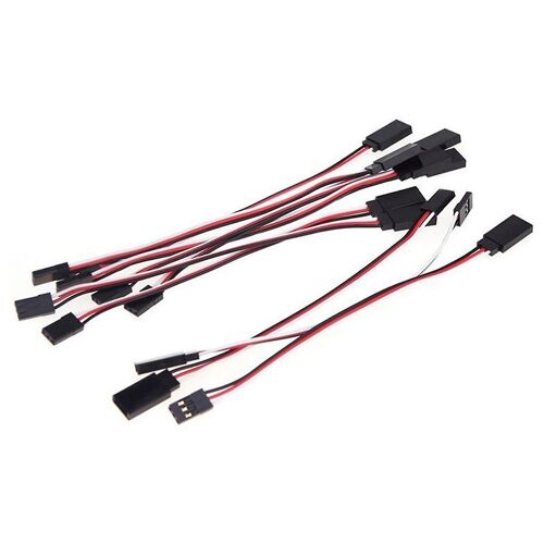 Câble d'extension servo pour connecteurs RC Futaba JR, mâle et femelle
