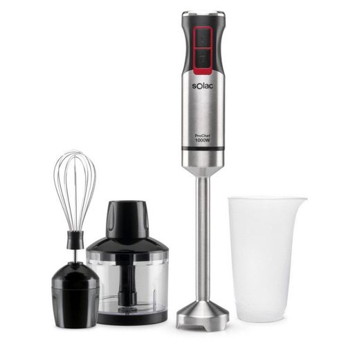 solac - mixeur plongeant 1000w noir - ba5607