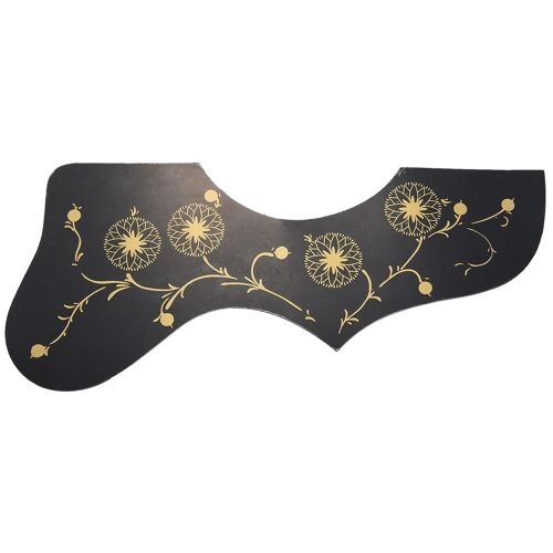 Flower Decoration Ej200 Style Acoustic Guitar Pickguard, Black