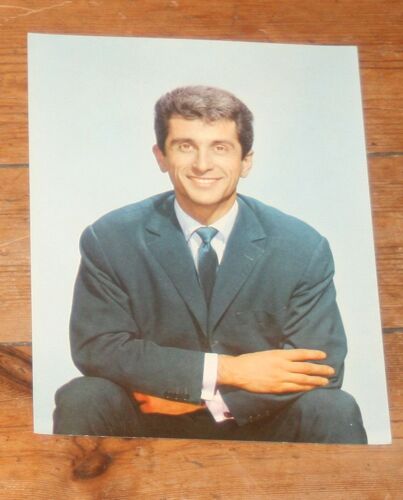 Carte Postale Grand Format 18x23 Cm D'epoque Chanteur Marcel Amont Photo Sam Levin