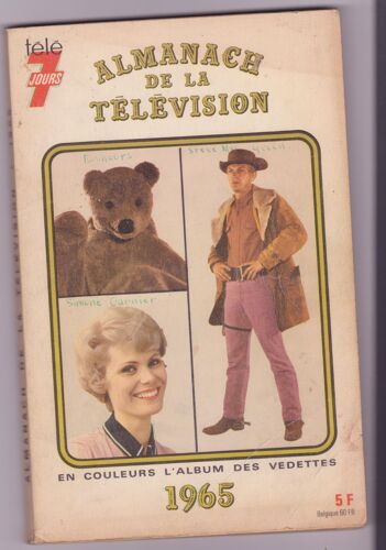 Almanach De La Television En Couleur L'album Des Vedettes 1965.