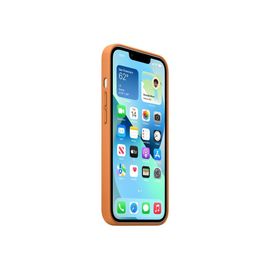 Apple - Coque De Protection Pour Téléphone Portable - Avec Magsafe - Cuir - Brun Doré - Pour Iphone 13