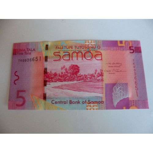 Samoa 5 Tala 2008  Neuf/Unc !!  Rare !!