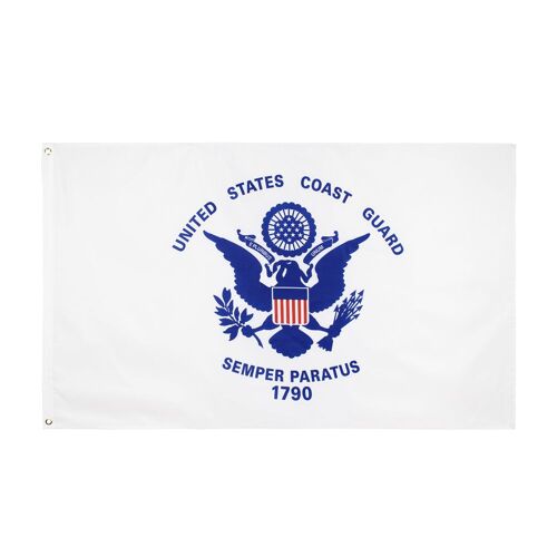 90x150 Cm Drapeau De La Garde Côtière Uscg, 3 Par 5 Pieds, En Polyester, Militaire Américain, États-Unis Drapeau Haute Qualité ""Nipseyteko""
