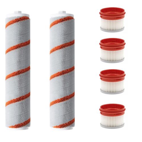 Remplacement de filtre Hepa pour aspirateur à main sans fil Xiaomi Dreame V9, brosses à rouleaux, 6 pièces May06109623