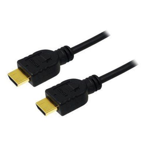 LogiLink High Speed with Ethernet - Câble HDMI avec Ethernet - HDMI mâle pour HDMI mâle - 2 m - noir