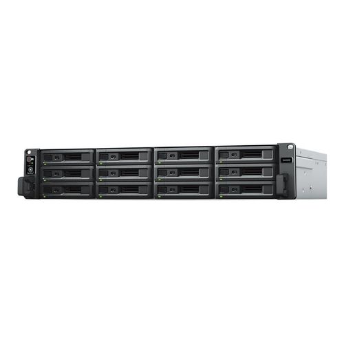 Synology SA3200D - Serveur NAS - 12 Baies - rack-montable - RAID 0, 1, 5, 6, 10, JBOD, RAID F1 - RAM 16 Go - Gigabit Ethernet / 10 Gigabit Ethernet - iSCSI support - 2U