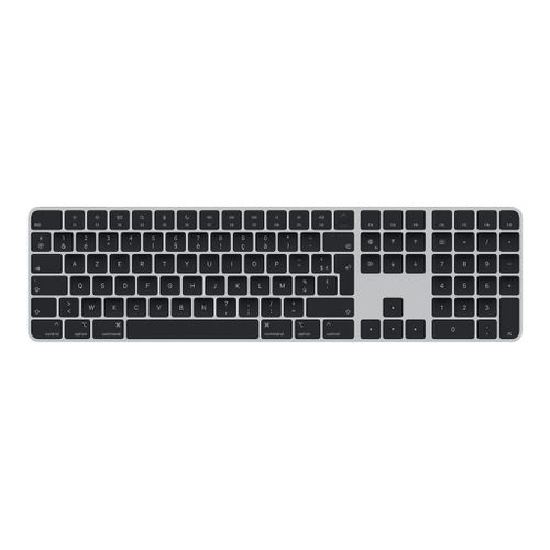 Apple Magic Keyboard with Touch ID and Numeric Keypad - Clavier - sans fil - Bluetooth - AZERTY - Français - clés noires