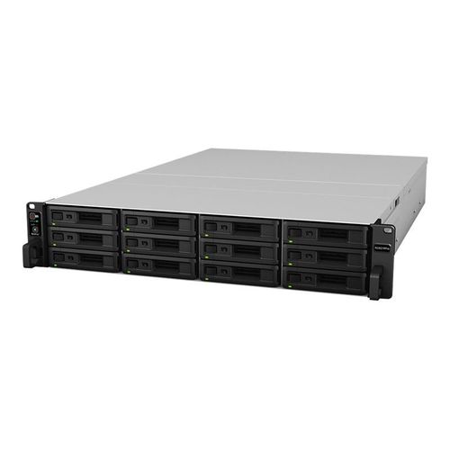 Synology RackStation RS3621RPxs - Serveur NAS - 12 Baies - rack-montable - SATA 6Gb/s - RAID 0, 1, 5, 6, 10, JBOD, RAID F1, disque de réserve 1, disque de réserve 10, disque de réserve 5, 6...