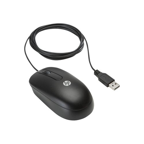 HP - Souris - droitiers et gauchers - laser - 3 boutons - filaire - USB