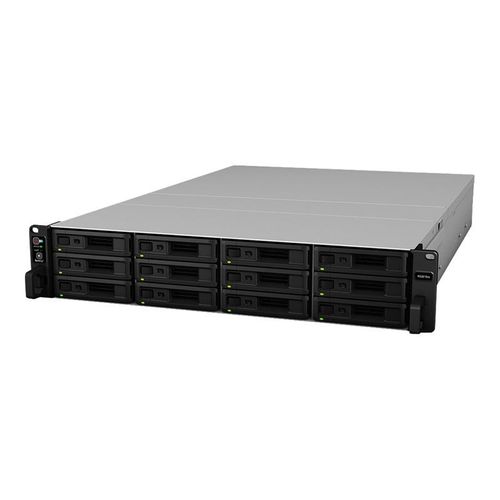 Synology RackStation RS3618XS - Serveur NAS - 12 Baies - rack-montable - SATA 6Gb/s - RAID 0, 1, 5, 6, 10, JBOD, RAID F1 - RAM 8 Go - Gigabit Ethernet - iSCSI support - 2U