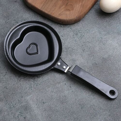 Mini Poêle À Omelette En Forme De Coeur Antiarina, Moule À ¿Ufs En Forme De Coeur, Poêle À Frire De Dessin Animé Bricolage, Petit-Déjeuner