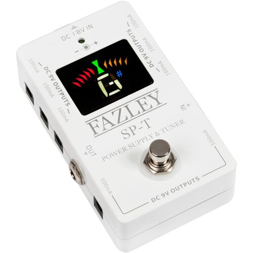 Fazley Sp-T Accordeur Chromatique De Scène + Alimentation