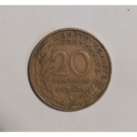 20 Centimes De Franc 1967
